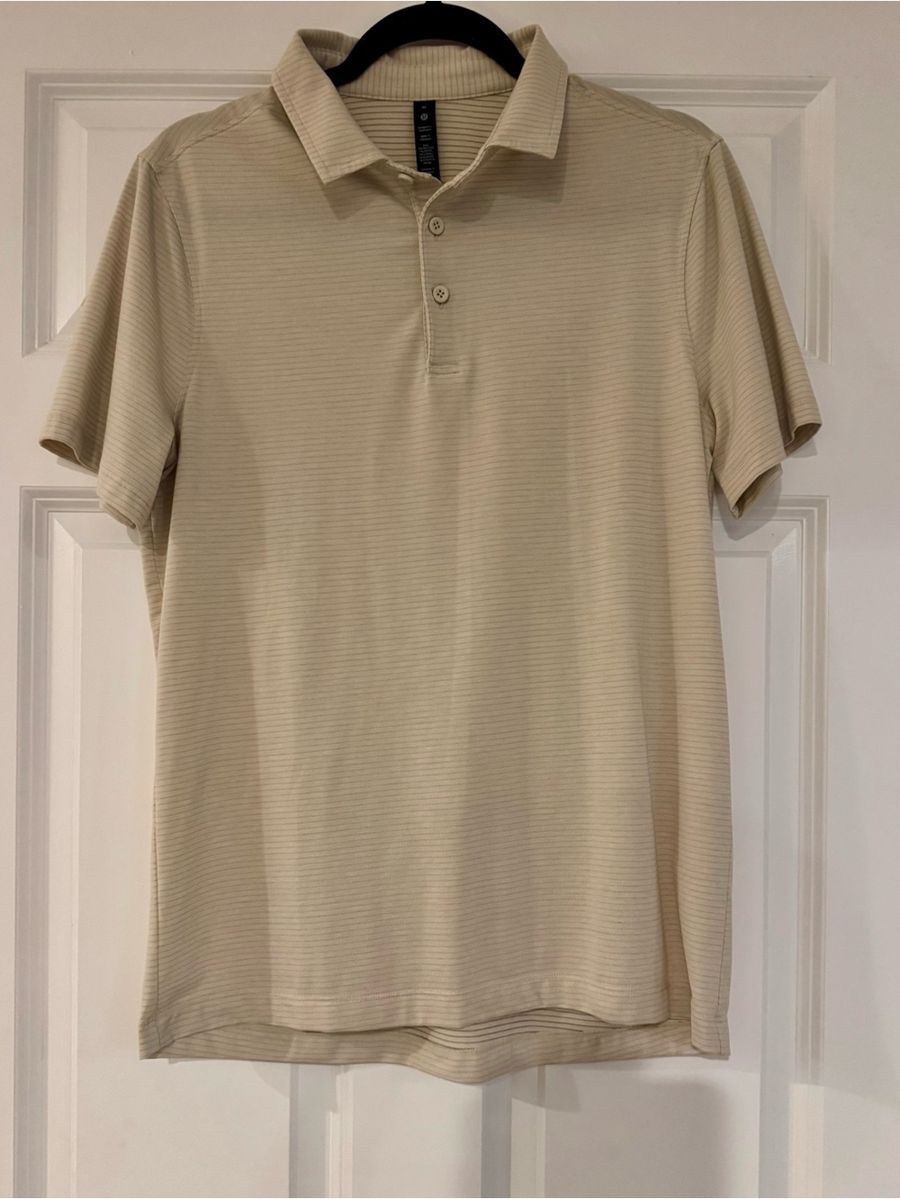 Lululemon athletica Men's Short-Sleeve Polo in Light Tan NWOT